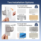 ENJOYBASICS No Drill Curtain Rods - Image 4
