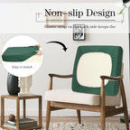Newwiee Set of 4 Stretch Patio Cushion Covers Sofa Couch Seat Chair Slipcovers - Image 4