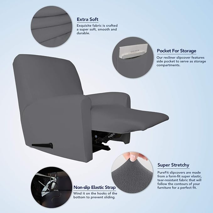 PureFit Super Stretch Chair Sofa Slipcover - Image 3
