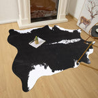 AROGAN Premium Faux Cowhide Rug 158 x 140 cm/5.2 x 4.6 feet, Durable and Large - Image 6