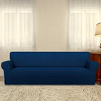 PureFit Super Stretch 4 Seater Sofa Slipcover – Spandex Non Slip Soft Couch - Image 2