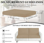 4Pcs Patio Stretch Cushion Covers, Outdoor Sofa Replacement Cover Slipcovers - Image 2