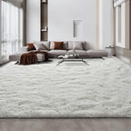 Deerhoo Large Shag Area Rugs 10 x 14, Tie-Dyed Plush Fuzzy Rug by Deerhoo