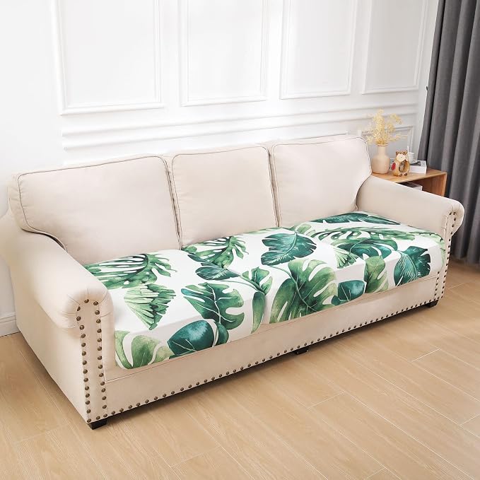 hyha Printed Couch Cushion Covers, Floral Sofa Covers Washable - Image 5
