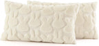 decorUhome Easter Bunny Pillow Covers 12x20 Inch Set of 2, Soft Plush Faux Wool - Image 8