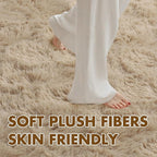 9x12 Ft Extra Large Shag Beige Rugs - Image 4