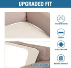 H.VERSAILTEX Super Stretch Individual Seat Cushion Covers Sofa Covers Couch - Image 6