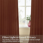 IVAPUPU Extra Long Pinch Pleated Curtains 108 Inch Long - Image 3