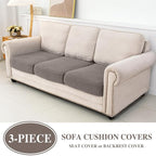 Couch Cushion Covers Seat Cushion Cover Stretch Couch Cover Separate Sectional - Image 2
