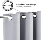 ChrisDowa Grommet Blackout Curtains - Image 2