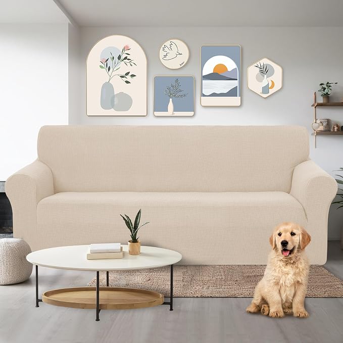 U-NICE HOME Stretch Couch Cover Sofa Cover Washable Sofa Slipcover Furniture - Image 2