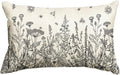AVOIN colorlife Wildflowers Spring Antique Herbs Throw Pillow Cover, 12 x 20 by AVOINcolorlife