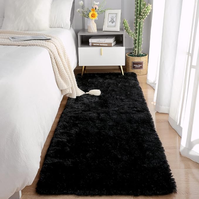 Chicrug Soft Runner Rugs for Bedroom Living Room Plush Fluffy Rug 2x6 Feet by ChicrugHomeDecor