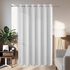 Joydeco Blackout Patio Sliding Door Curtains 90 Inches Long, Grommet Privacy by JOYDECO