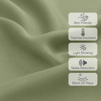 Chyhomenyc Blackout Valances for Windows, Short Window Valance Curtains for - Image 4