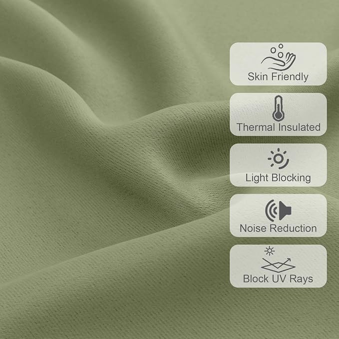 Chyhomenyc Blackout Valances for Windows, Short Window Valance Curtains for - Image 4