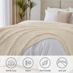 BEDELITE King Size Blanket for Bed, 300GSM Soft & Warm Fleece Blanket, - Image 2