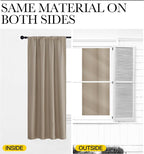 NICETOWN Blackout Curtains for Bedroom, 1 Pair, 42 by 45-inch, Window Treatment - Image 5