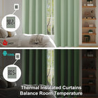 Simplebrand Ava Light Green Short Blackout Curtains - Image 6