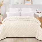 Exclusivo Mezcla Queen Size Flannel Fleece Blanket, Super Soft and Warm - Image 3