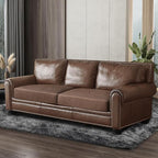 Leather Look Couch Cushion Covers Sofa Seat Slipcovers Sets Couches Furniture - Image 8