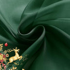 SpaceDresser Basic Rod Pocket Sheer Voile Window Curtain Panels Foliage Green 1 - Image 5