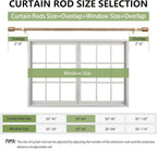 5/8” Diameter Curtain Rods 30-60 Inch, - Image 2