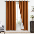 Yakamok Room Darkening 100% Blackout Curtains Grommet Window Treatments by Yakamok