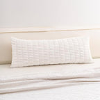 Corduroy Decorative Throw Pillow Covers 14x36 InchSoft Striped Pillow Covers by Unknown