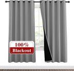 NICETOWN Full Shade Curtain Panels, Pair of Energy Smart & Noise Blocking Out by NICETOWN