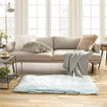 Ashler faux fur rug, Fluffy Shaggy Area Rug Ultra Soft 2.2 x 4 Feet Rectangle by AshlerHomeDeco