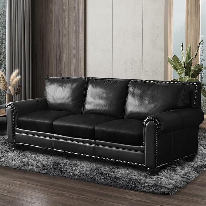Leather Look Couch Cushion Covers Sofa Seat Slipcovers Sets Couches Furniture - Image 8