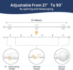 ENJOYBASICS No Drill Curtain Rods - Image 4