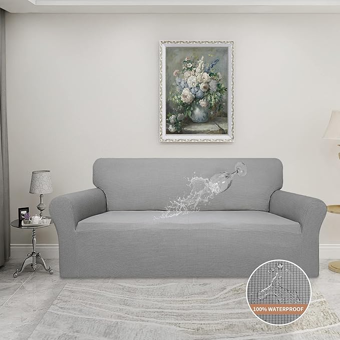 Easy-Going 100% Waterproof Couch Cover, Dual Waterproof Sofa Cover, Stretch - Image 2