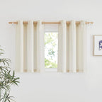 NICETOWN Linen 36 inch Curtains by NICETOWN