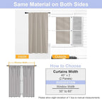 Simplebrand Ava Stone Short Blackout Curtains - Image 8