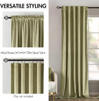 MIULEE Velvet Curtains 96 inches 2 Panels - Image 2
