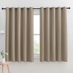 NICETOWN Thermal Insulated Taupe Blackout Curtains by NICETOWN