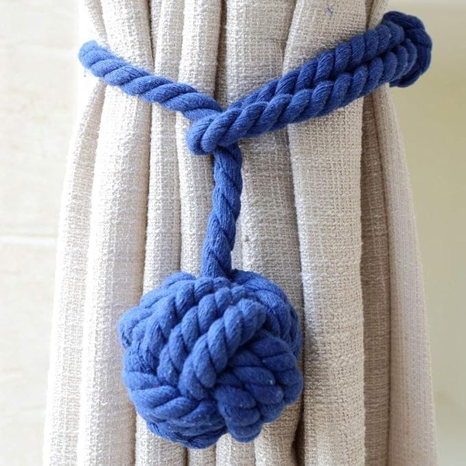 Melaluxe 4 Pack Curtain Tiebacks - Image 2