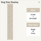3x20 Hallway Runner Rug - Image 5
