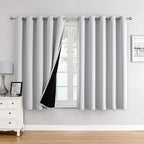 ChrisDowa 100% Blackout Curtains 63 inch Long by ChrisDowa