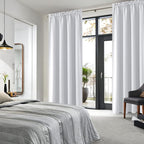 DWCN Blackout Curtains Room Darkening Thermal Insulated Bedroom Curtains Window - Image 2