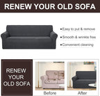 U-NICE HOME Stretch Couch Cover Sofa Cover Washable Sofa Slipcover Furniture - Image 5