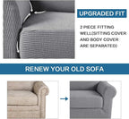 H.VERSAILTEX 2-Pieces Armchair Cover Chair Slipcovers - Image 7