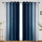 SimpleHome Ombre Room Darkening Curtains - Image 2