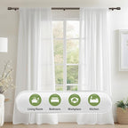 5/8” Diameter Curtain Rods 30-120 Inch, - Image 6