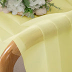 Simplebrand Light Yellow Rod Pocket Top Solid Voile Sheer Curtains - Image 6