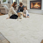 Area Rugs 10x14 Living Room, Shaggy Carpet Soft Plush Furry Bedside Rug Large - Image 3