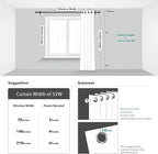 Deconovo Beige Blackout Curtains, Boho Farmhouse Curtain, Thermal Insulated - Image 9