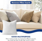 MIULEE Pillow Insert 12x12 Inch, Decorative Square Throw Pillow Inserts - Image 4